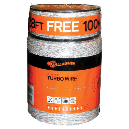 GALLAGHER Turbo Wire Wht1312'+300' G620564